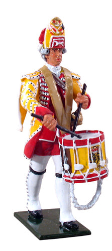 British 45th Regiment Officer Mounted on a Grey, 1754-1763--single British 45th Regiment Officer Mounted on a Grey, 1754-1763--single