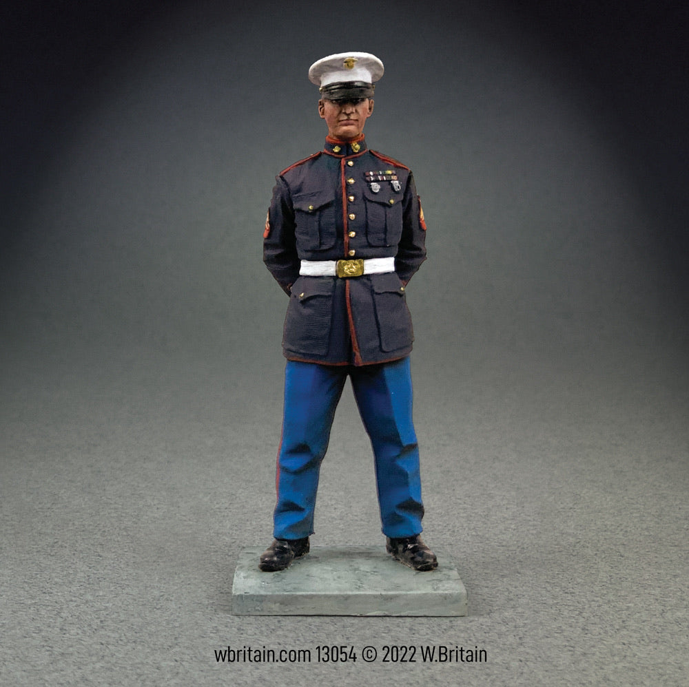 13054 U.S. Marine in Dress Blues, Post WWII – The History Store