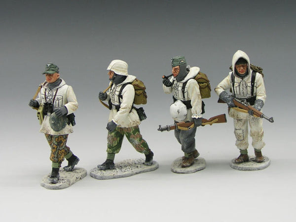 2 German offers soldiers Ardennes/ Bulge Set BBG025 by King Country, ret