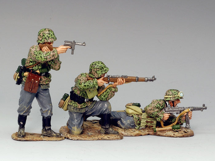 King & Country WS057 WW2 German Waffen SS 88mm Gun LE 1000 2 Pieces King & Country WS057 WW2 German Waffen SS 88mm Gun LE 1000 2 Pieces